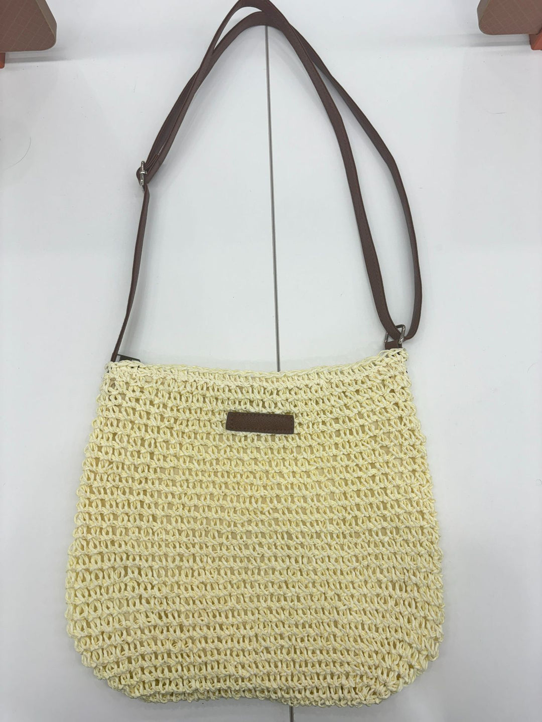 Bolso de paja hecho a mano
