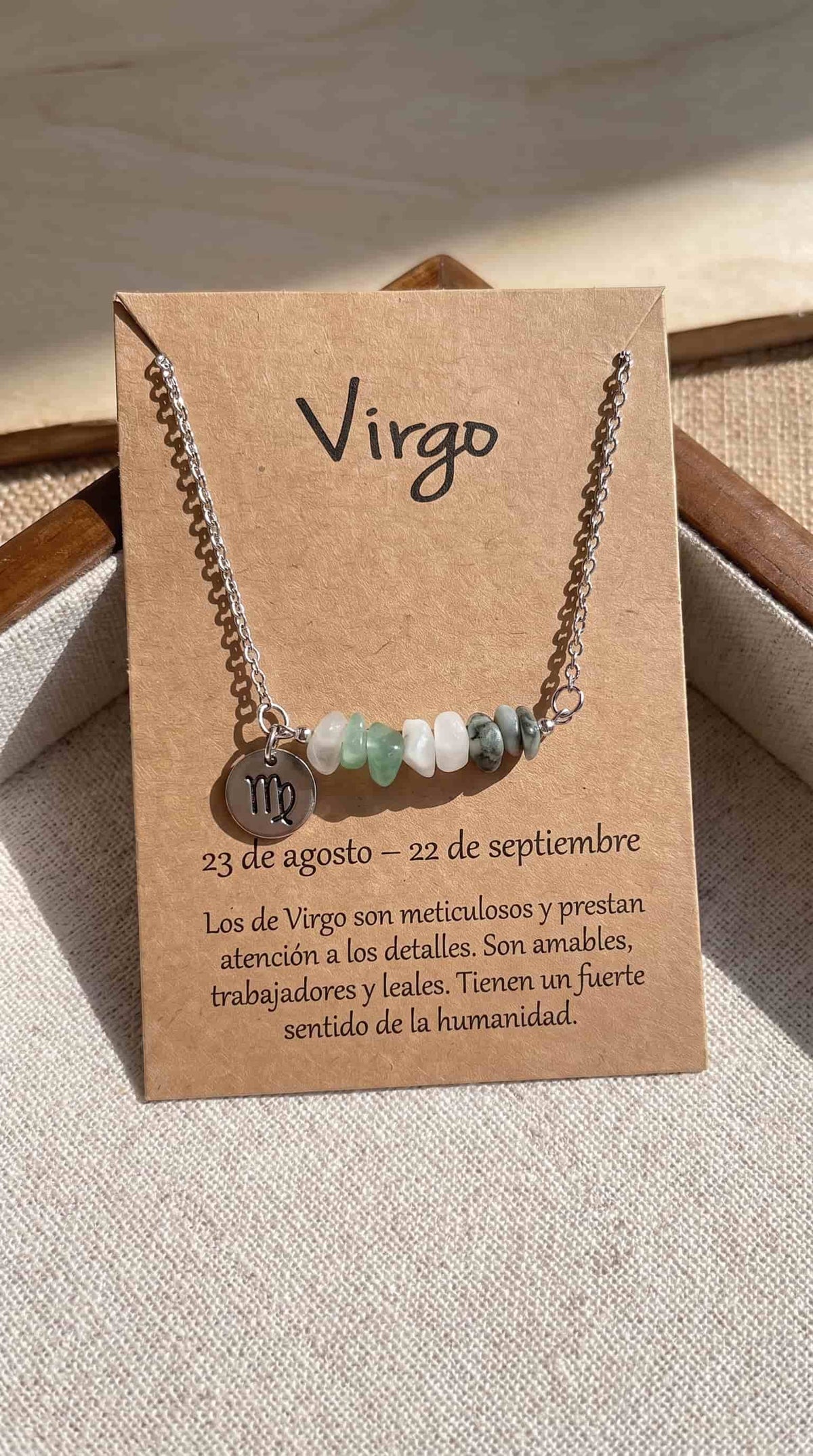 Collar Zodíaco | Tu signo en piedras naturales