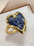 Anillo Corazón | Piedra natural única