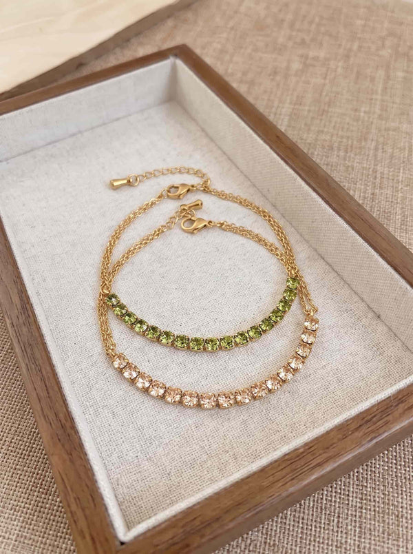 Collar Esmeralda | Piedras al frente, elegancia discreta
