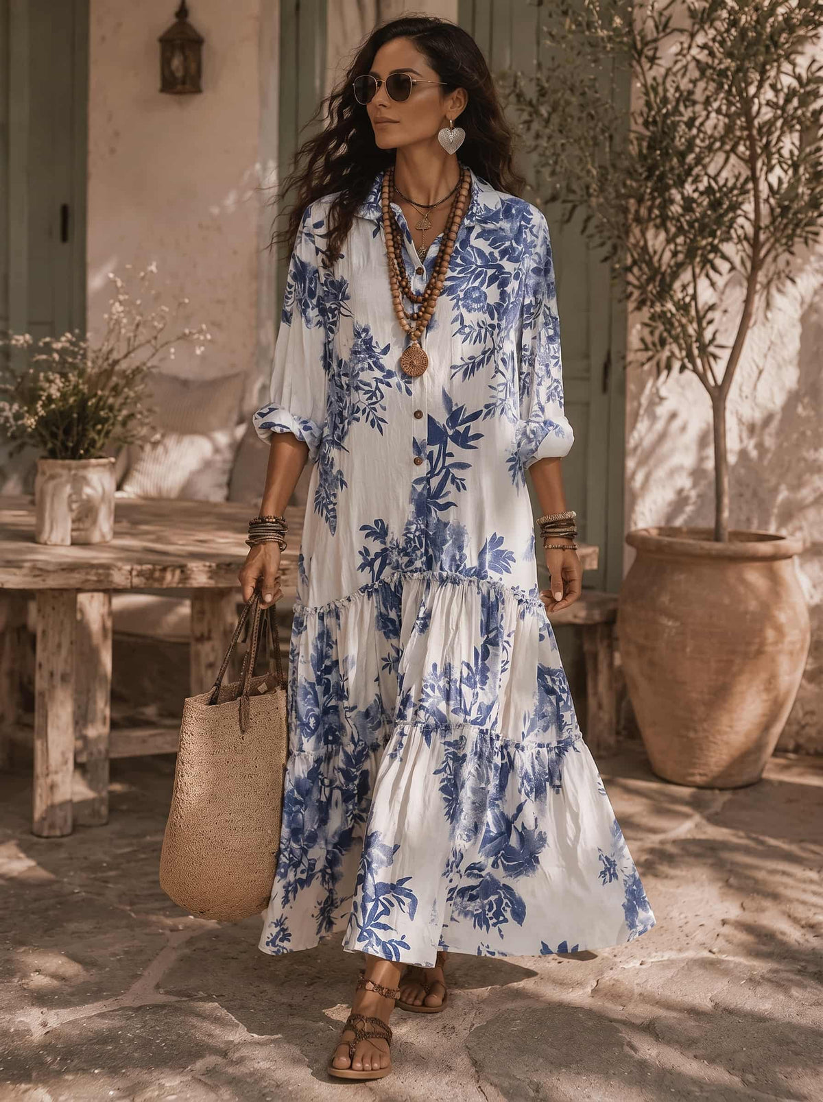 Vestido Porcelana | Frescor boho