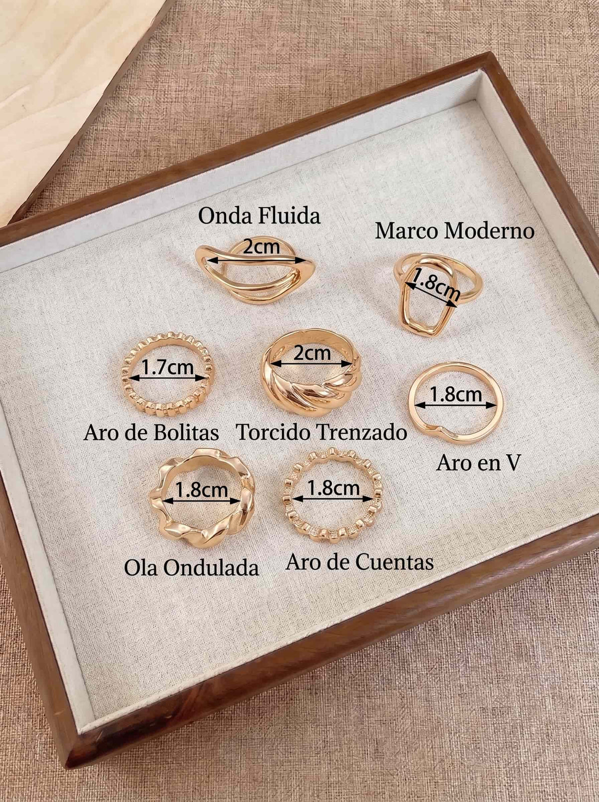 Anillos Dorados | El detalle que lo cambia todo